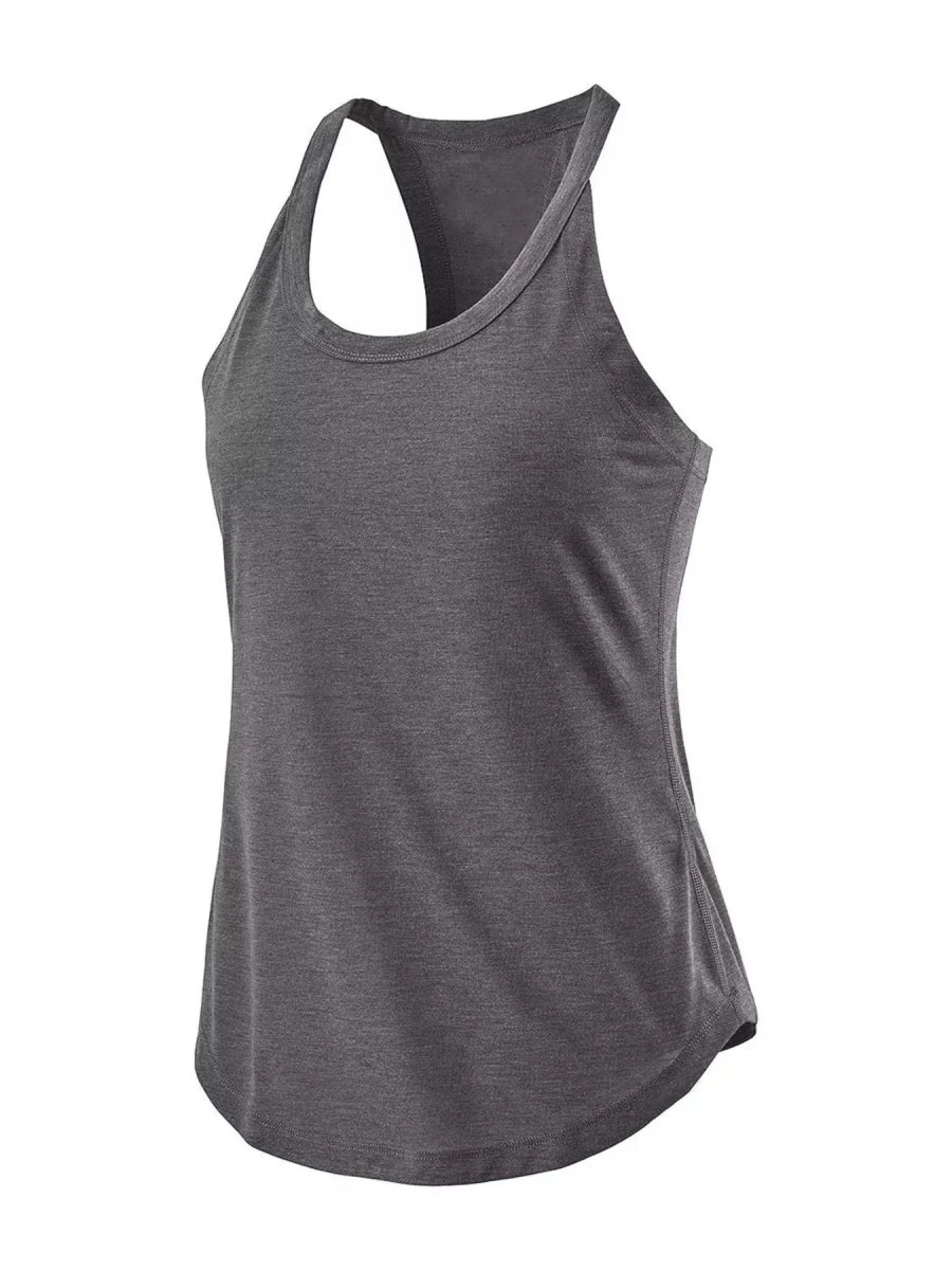 Pleated-Back Racerback Active Tank - The PM Edit