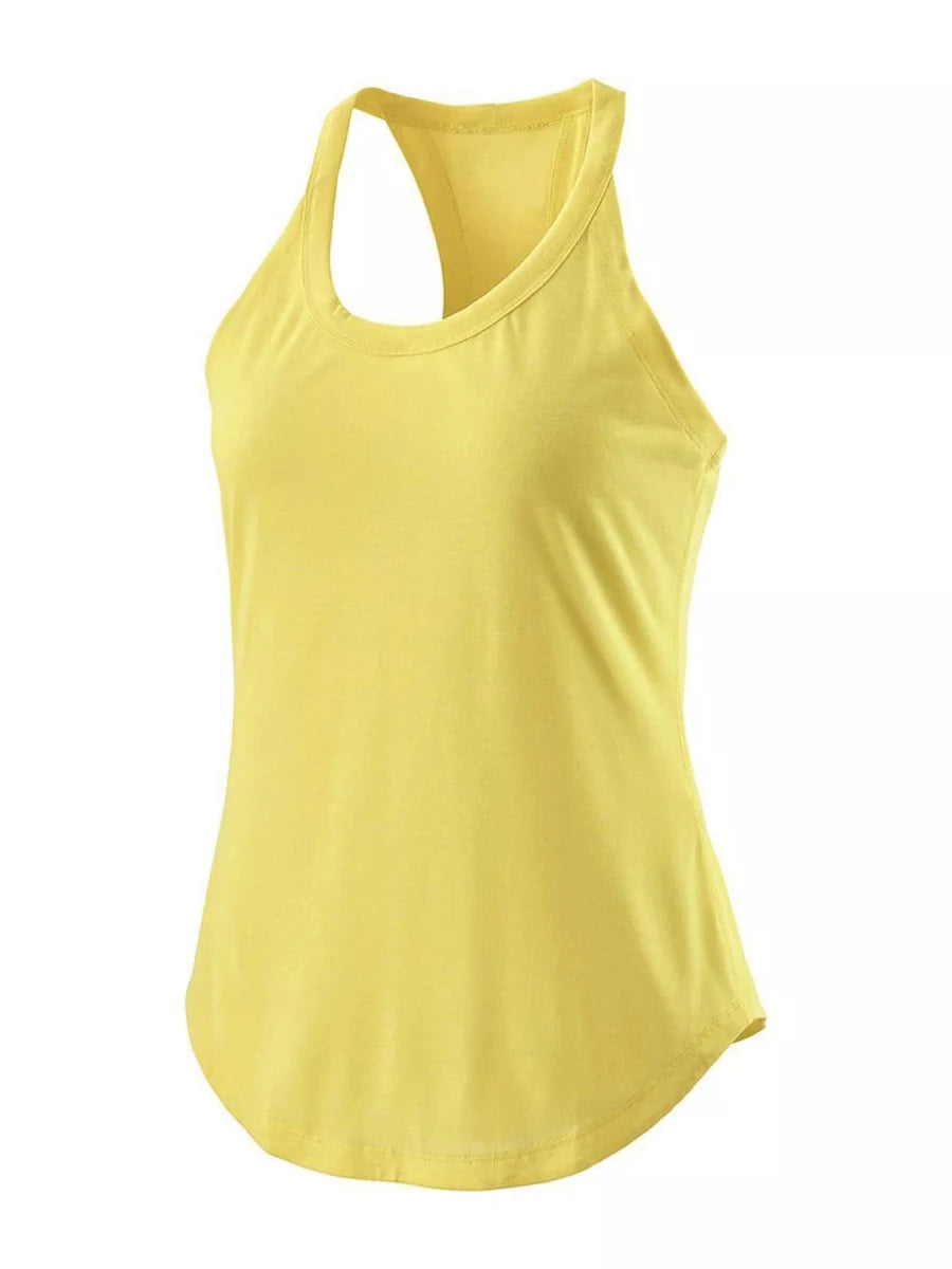 Pleated-Back Racerback Active Tank - The PM Edit