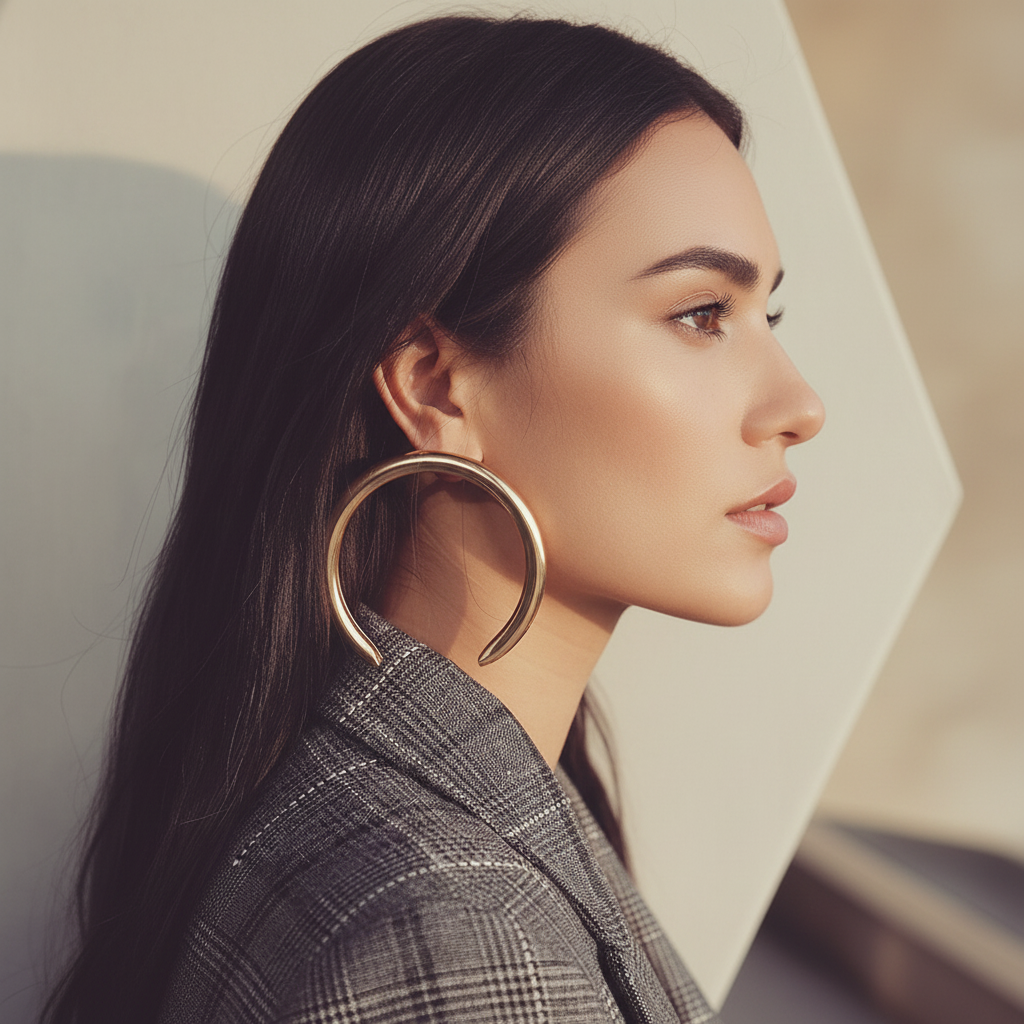 Gold Hoop Model 2