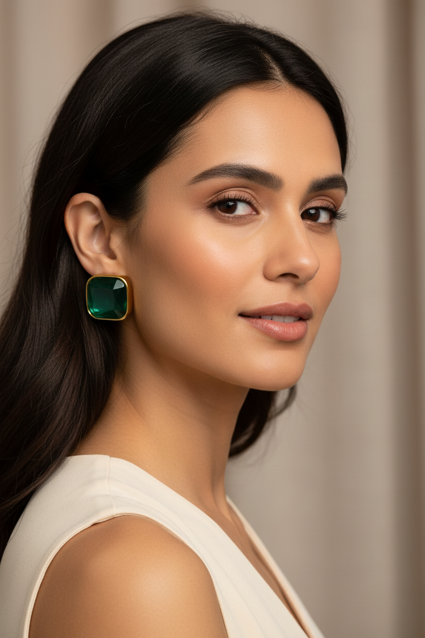 Green YH550A earring