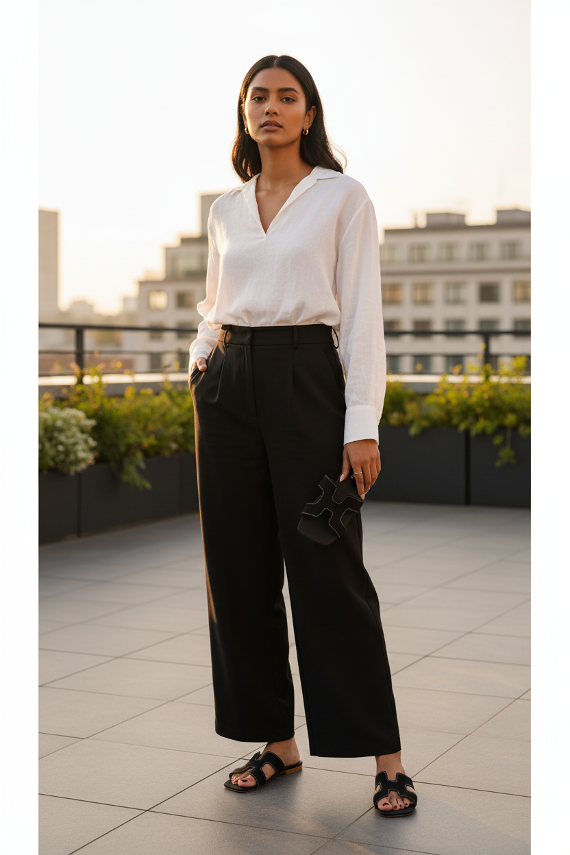 H-Strap Slides Black