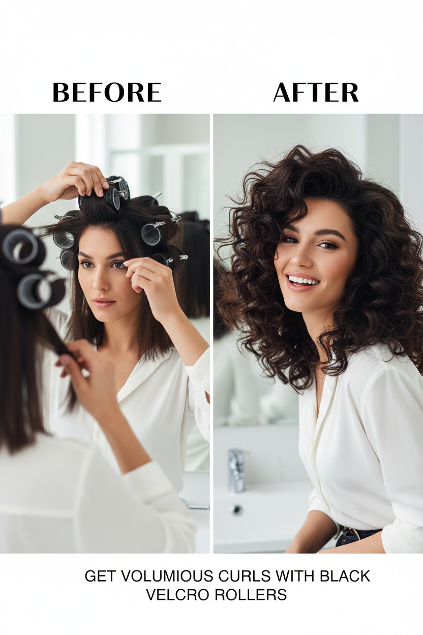 Hair Rollers Before After Revised