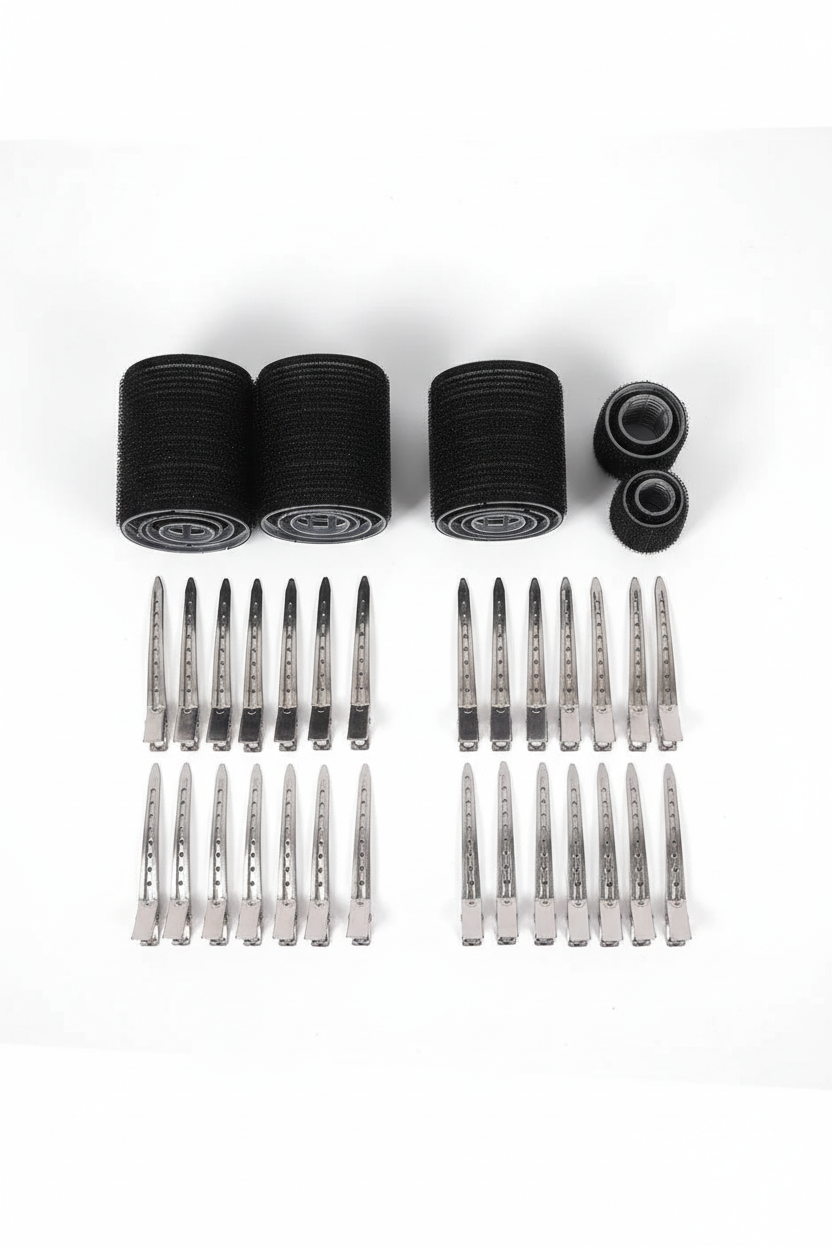 Hair Rollers Flat Lay Revised