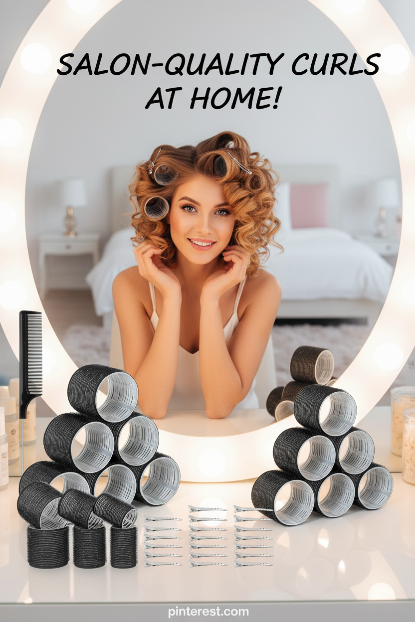 Hair Rollers Glam Lifestyle