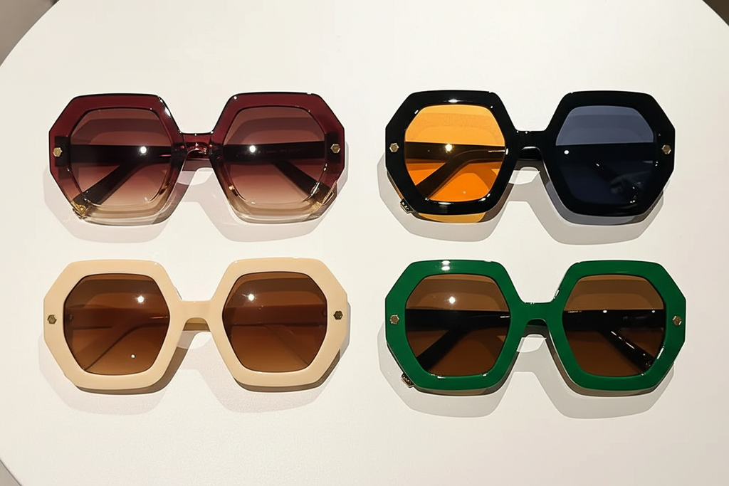Hex Sunglasses All Colors Flatlay