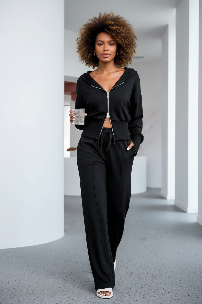 Hoodie Set - Black