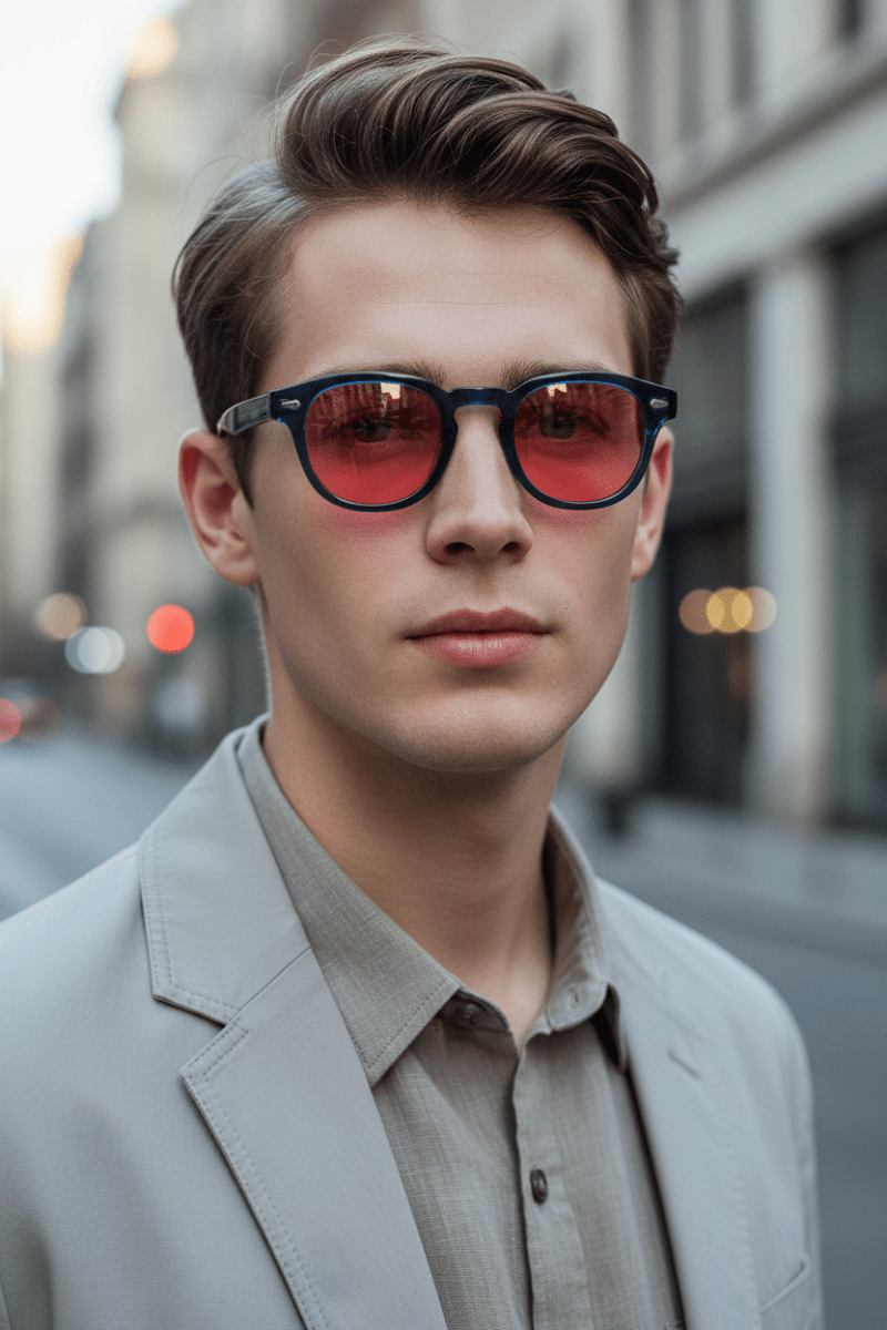 Round UV400 Sunglasses | Plastic Frame - The PM Edit