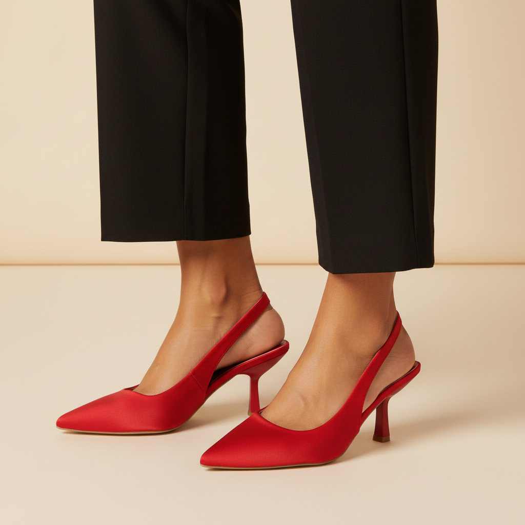 Kitten Heel Red Retry