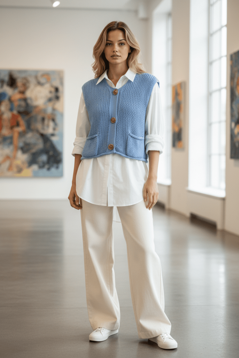 Knit Sweater Vest - The PM Edit