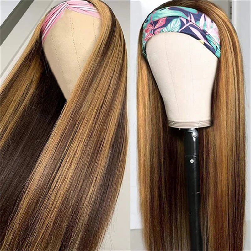 5x5 P4/27 Honey Blonde Ombre Highlight HD Lace Front Wig | 180% Density | 100% Human Hair