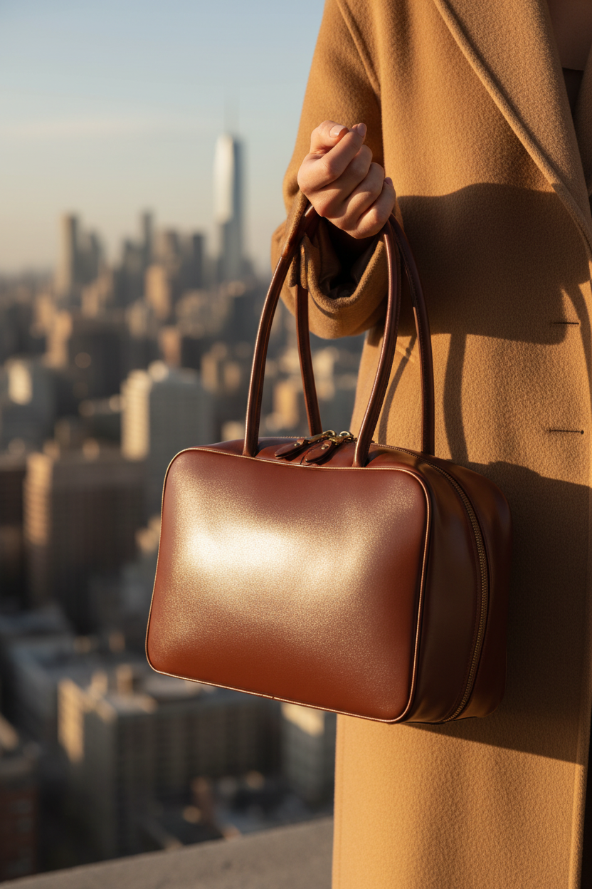 Lifestyle Street Shot Leather Tote