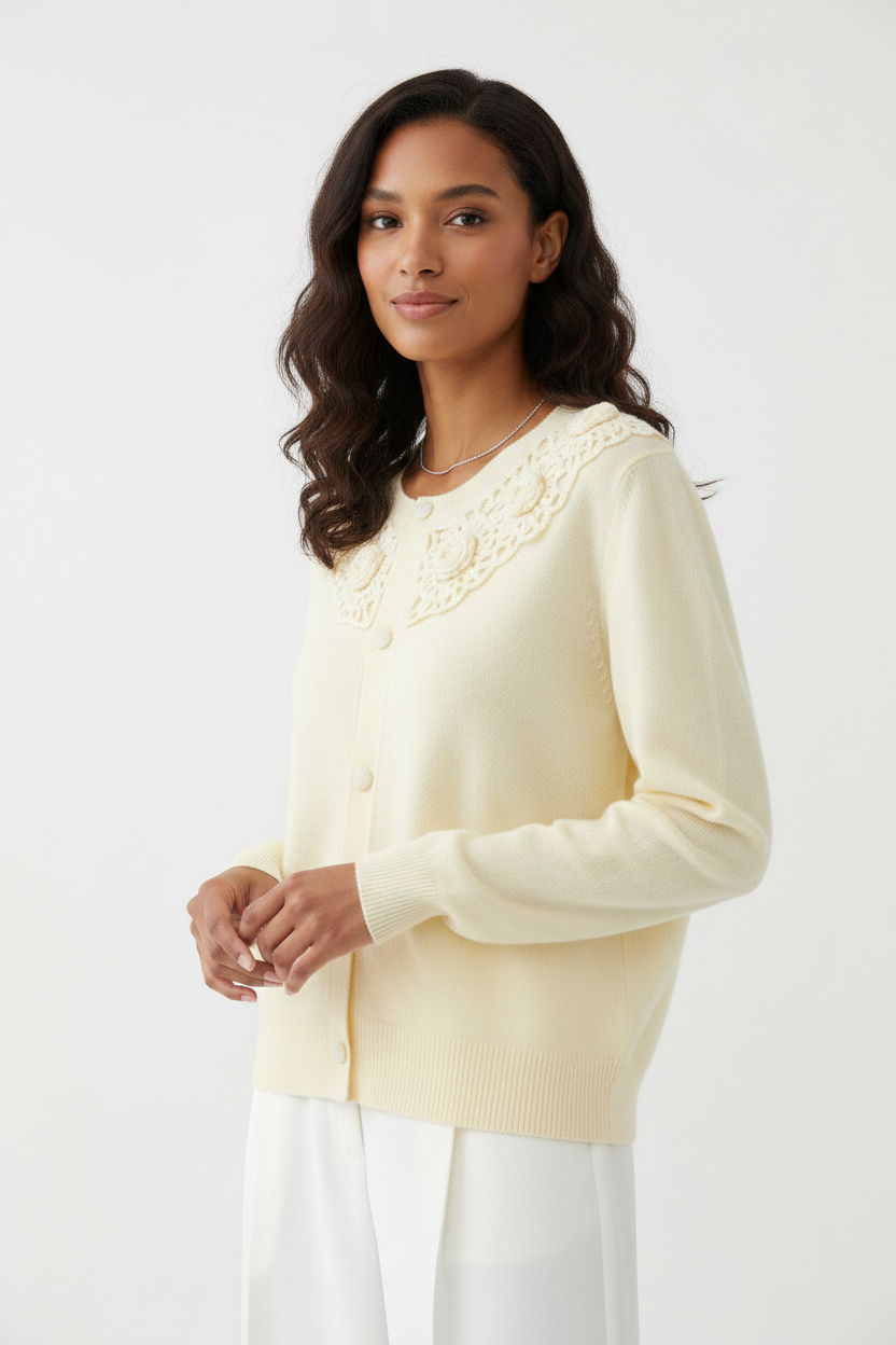 Light Yellow Cardigan