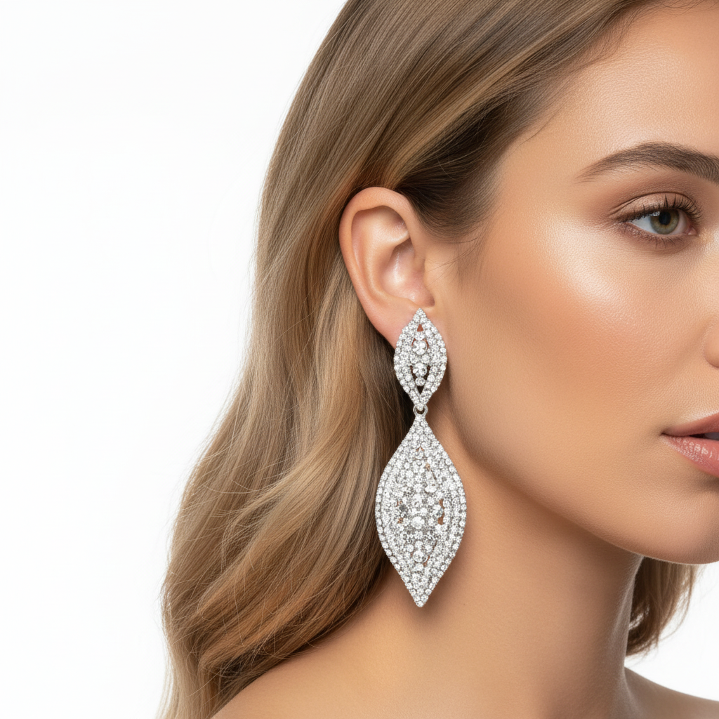 Marquise Leaf Clear
