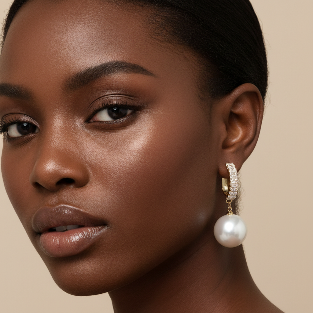 Pearl Earrings Model 1