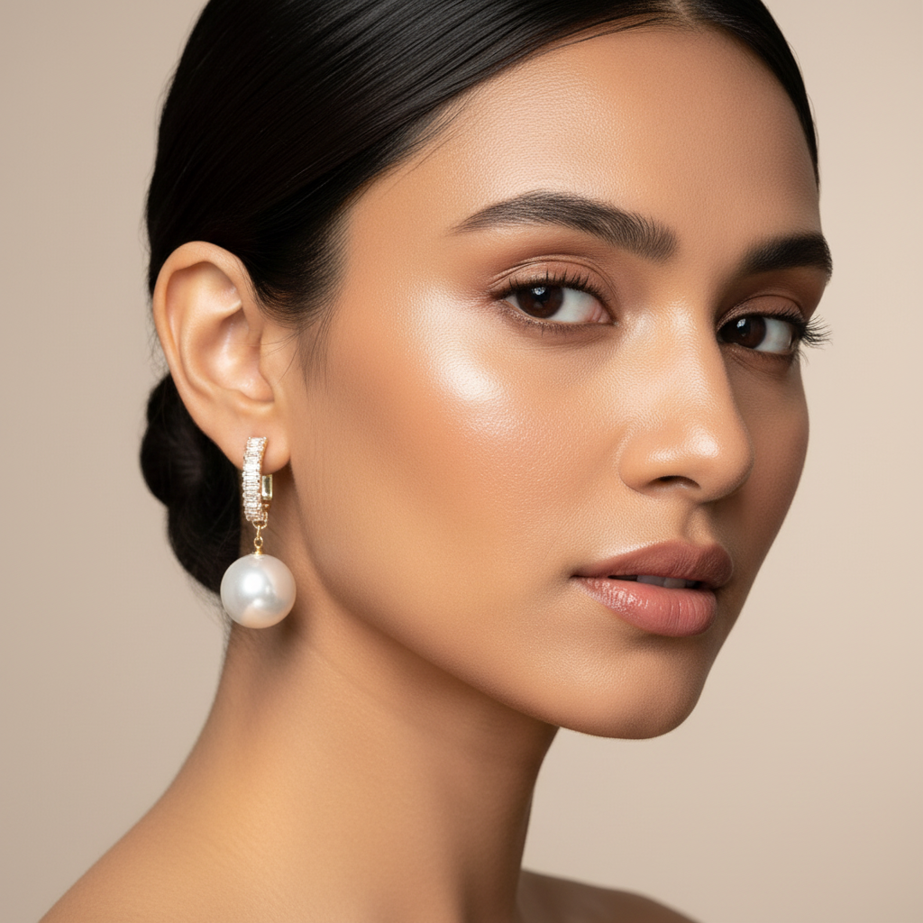 Pearl Earrings Model 7