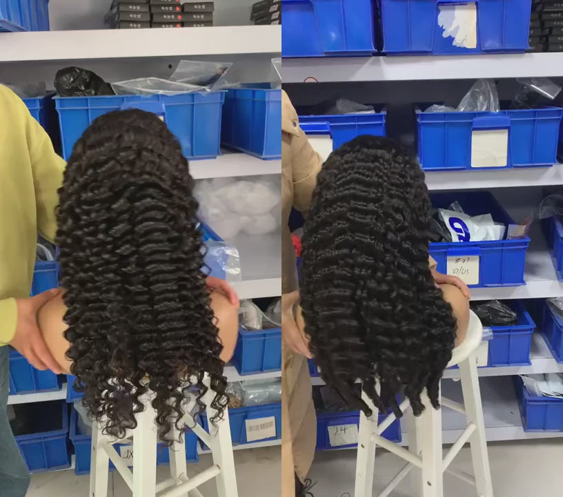 180% Density 13x6 HD Lace Burmese Kinky Curly Human Hair Wig - Glueless Wear and Go Pre-Plucked Protective Styling Fashion Accessory for Women | The PM Edit
