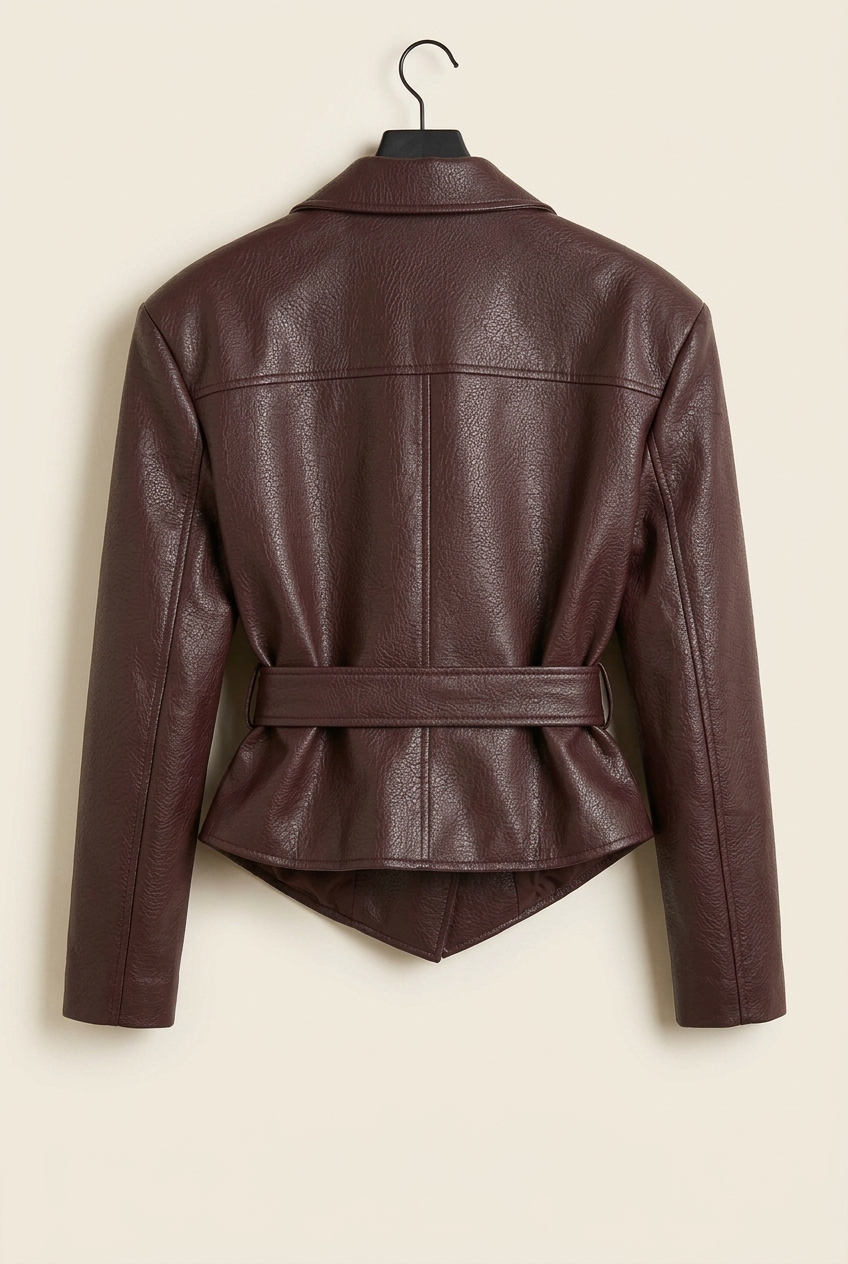 Red-brown jacket — back on hanger