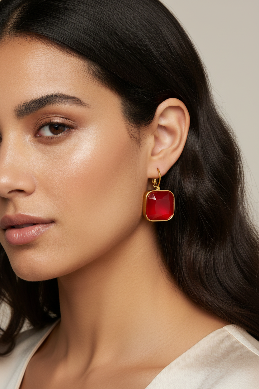 Red YH550A earring