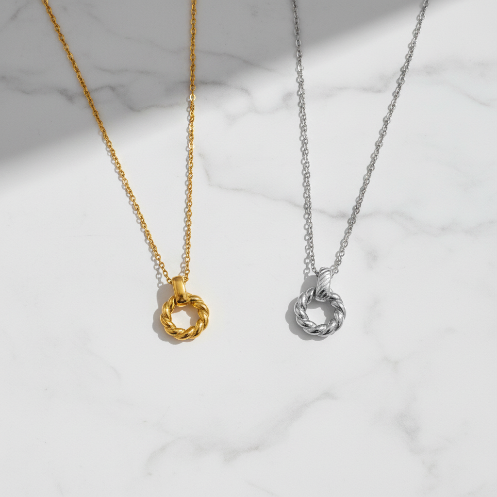 Rope Pendant Flat Lay