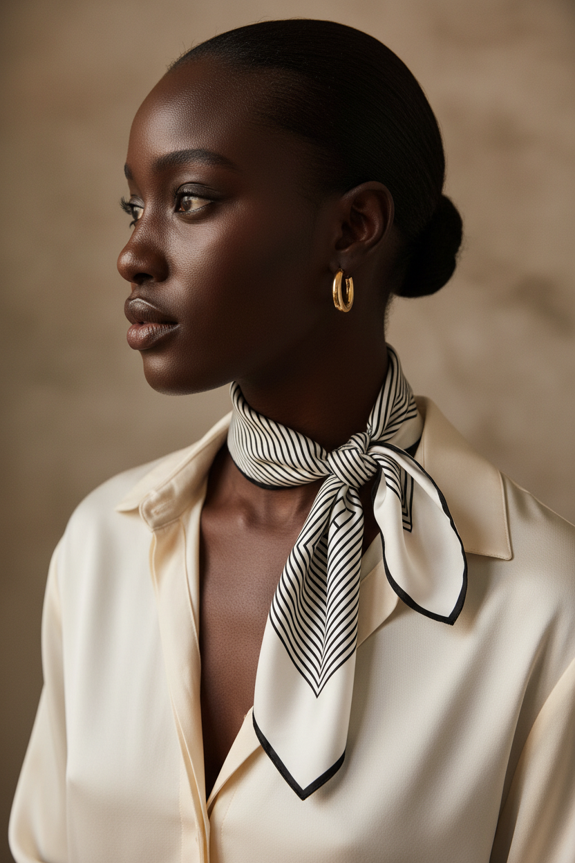 Scarf - Black Model