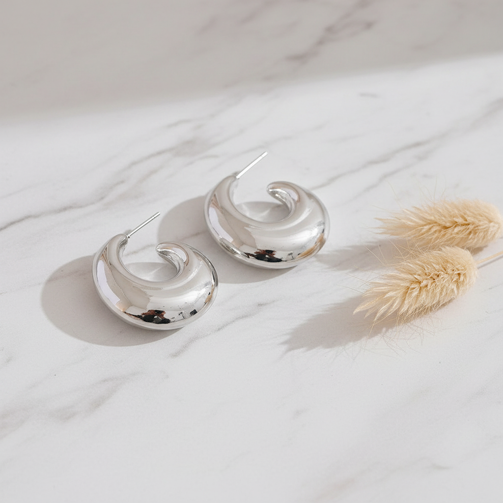 Silver Flatlay