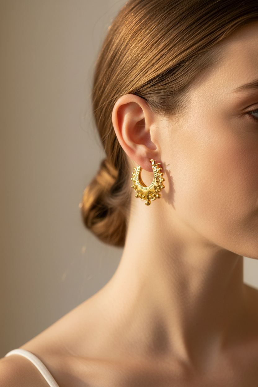 Small earring lifestyle image 3