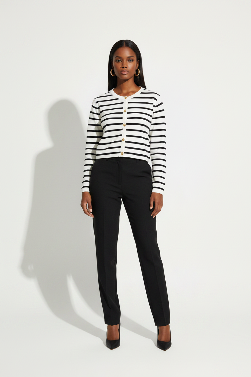 Striped Cardigan - Studio