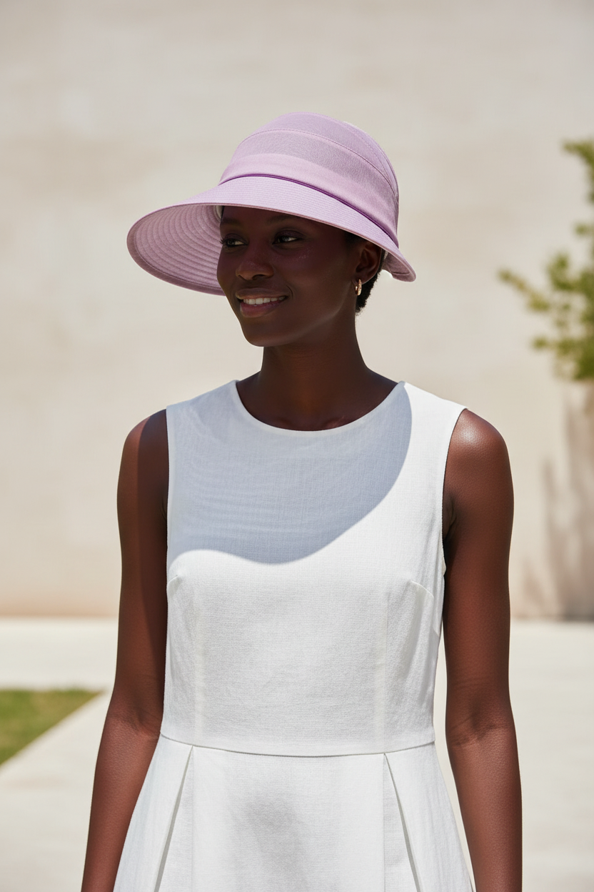 Sun Visor Hat — Purple
