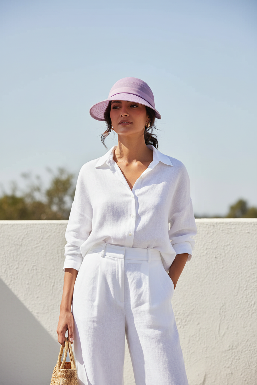 Sun Visor Hat — Purple