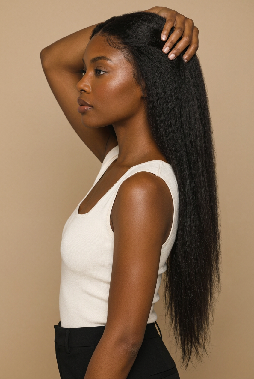 V-Part Yaki Wig — Side Profile and Hairline
