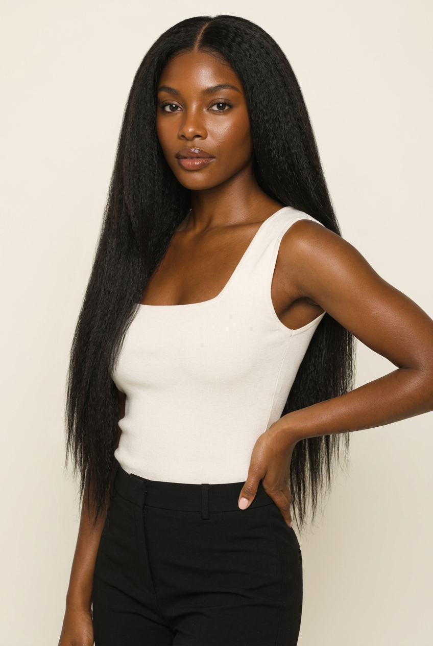 V-Part Yaki Wig — Three-Quarter