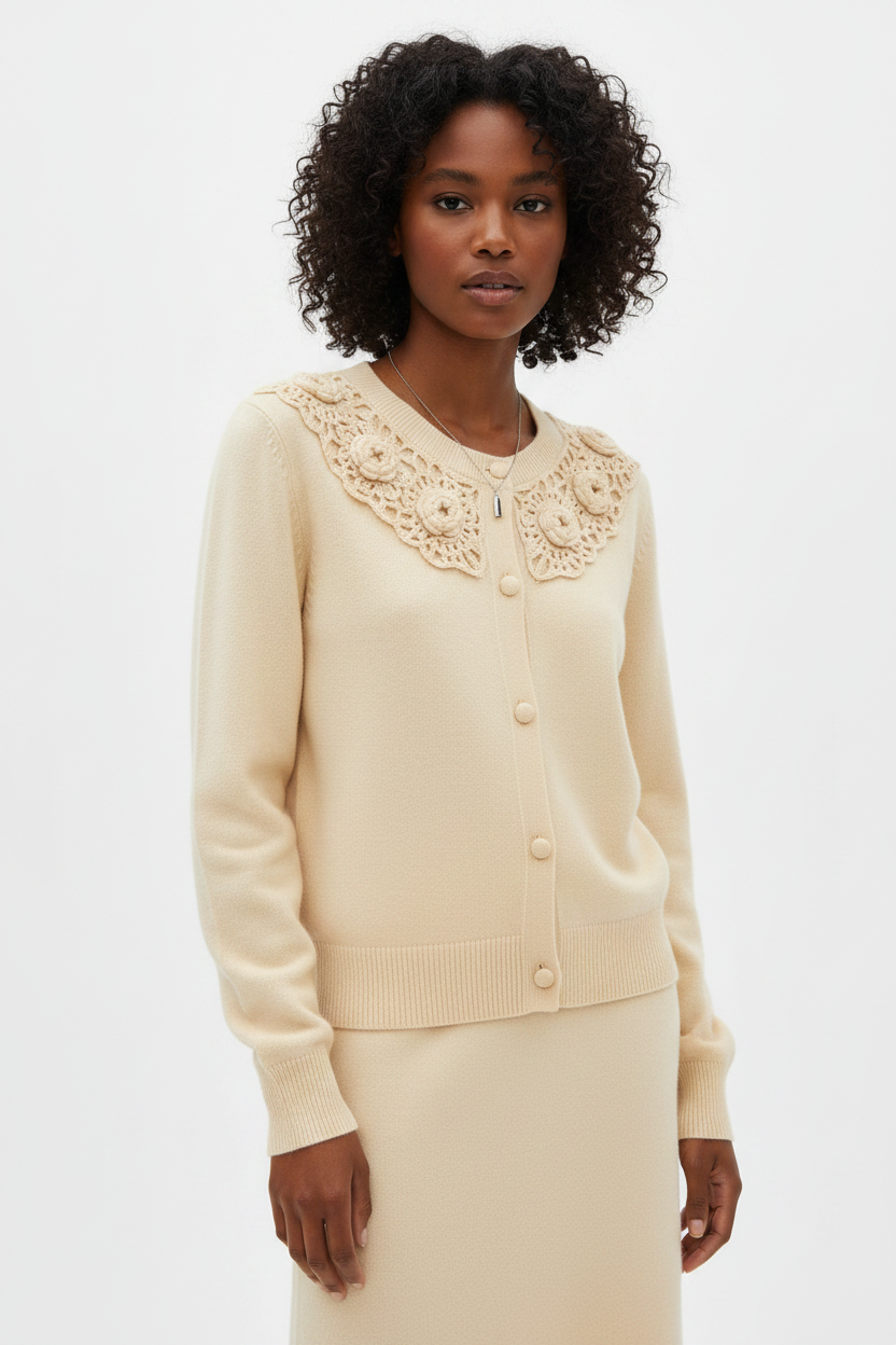 White Cardigan