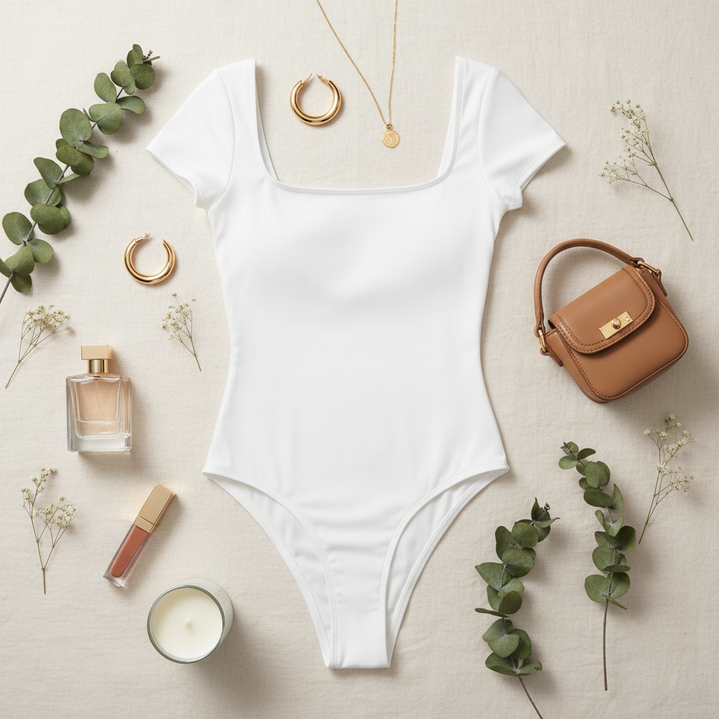 White Styled Flatlay