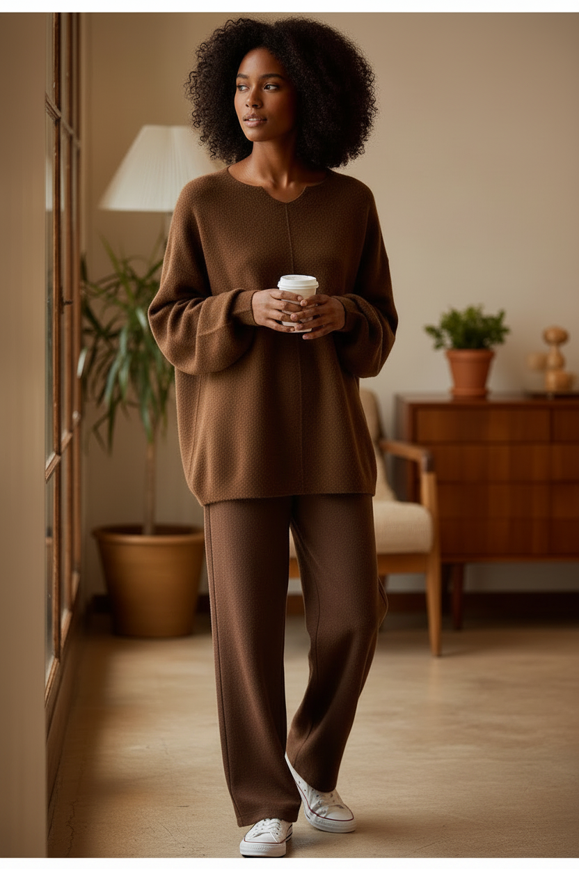 Wool Pullover Brown