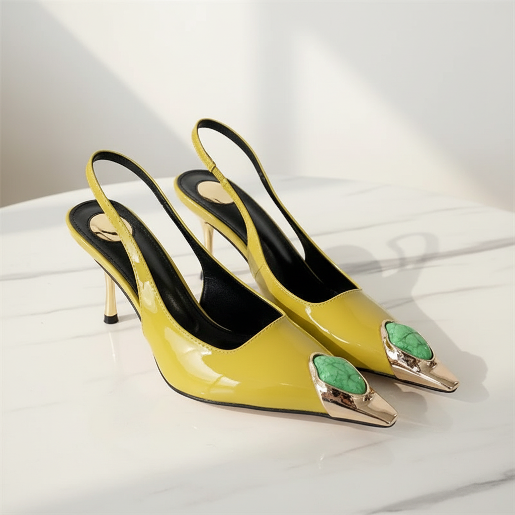 Yellow Slingback Product