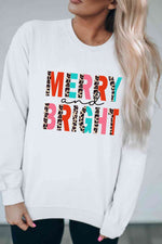 Load image into Gallery viewer, MERRY AND BRIGHT Graphic Sweatshirt
