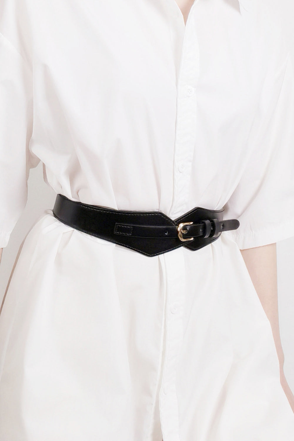 Wide Angular Corset Belt