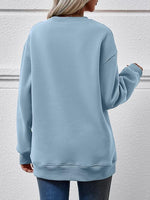 Load image into Gallery viewer, LET IT SNOW Round Neck Long Sleeve Sweatshirt

