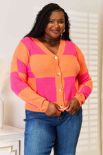 Load image into Gallery viewer, Checkered Colorful Cardigan
