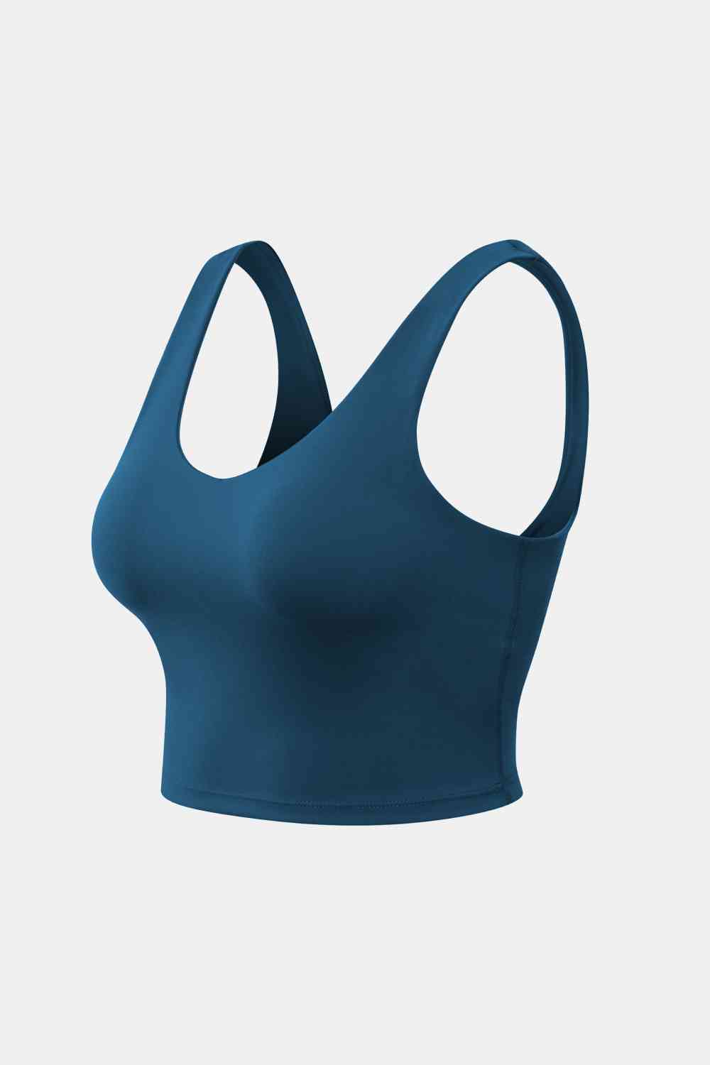 V-Neck Cropped Active Tank Top