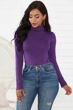 Load image into Gallery viewer, Turtleneck Long Sleeve Bodysuit
