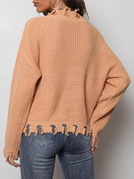 Load image into Gallery viewer, Waffle-Knit Dropped Shoulder Blouse
