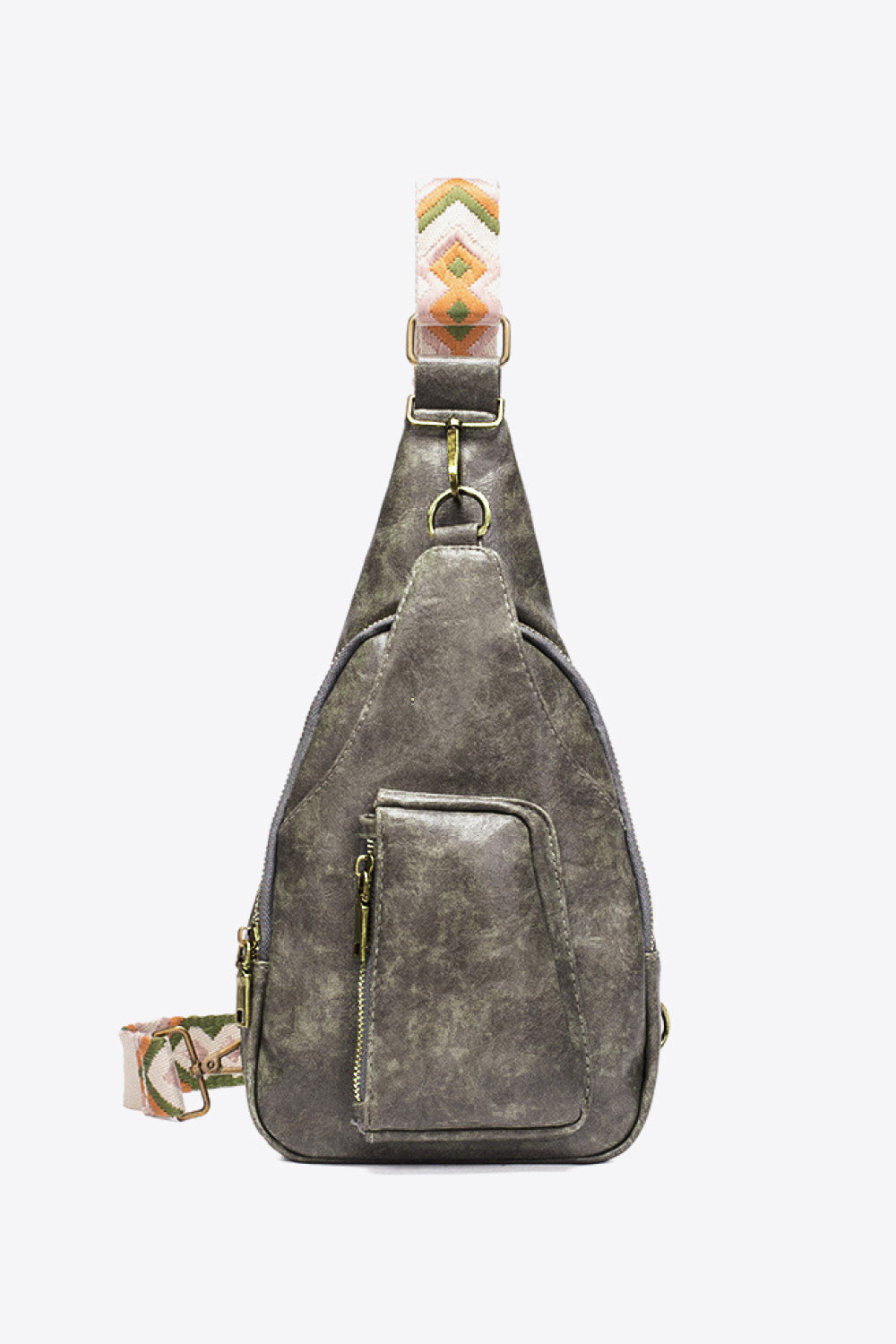 Faux Leather Crossbody Sling Bag – Sleek, Lightweight & Versatile