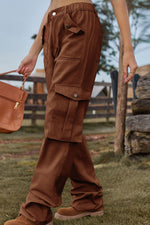 Load image into Gallery viewer, Loose Fit Long Jeans with Pockets
