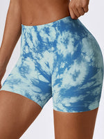 Load image into Gallery viewer, Leopard Print Wide Waistband Sports Shorts

