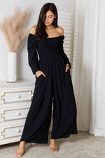 Load image into Gallery viewer, Square Neck Jumpsuit with Pockets
