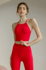 Load image into Gallery viewer, Round Neck Sleeveless Sports Tank Top
