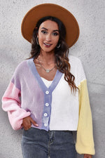 Load image into Gallery viewer, Ribbed Long Sleeve Cardigan
