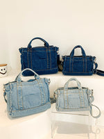 Load image into Gallery viewer, Denim Shoulder Bag
