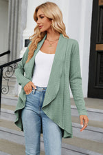 Load image into Gallery viewer, Open Front Long Sleeve Cardigan
